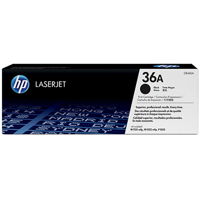 HP CNHPCB436A 36A LaserJet Smart Black Print Cartridge (2,000 pages)